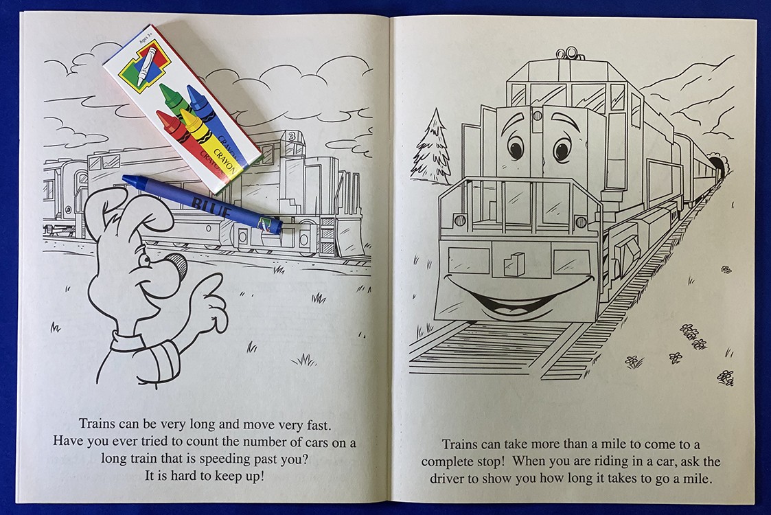 Picture of Railroad Safety Coloring Book Fun Pack