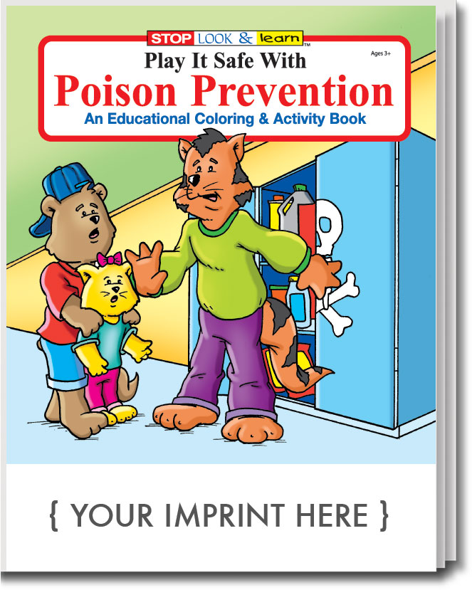 Picture of Play It Safe With Poison Prevention Coloring Book