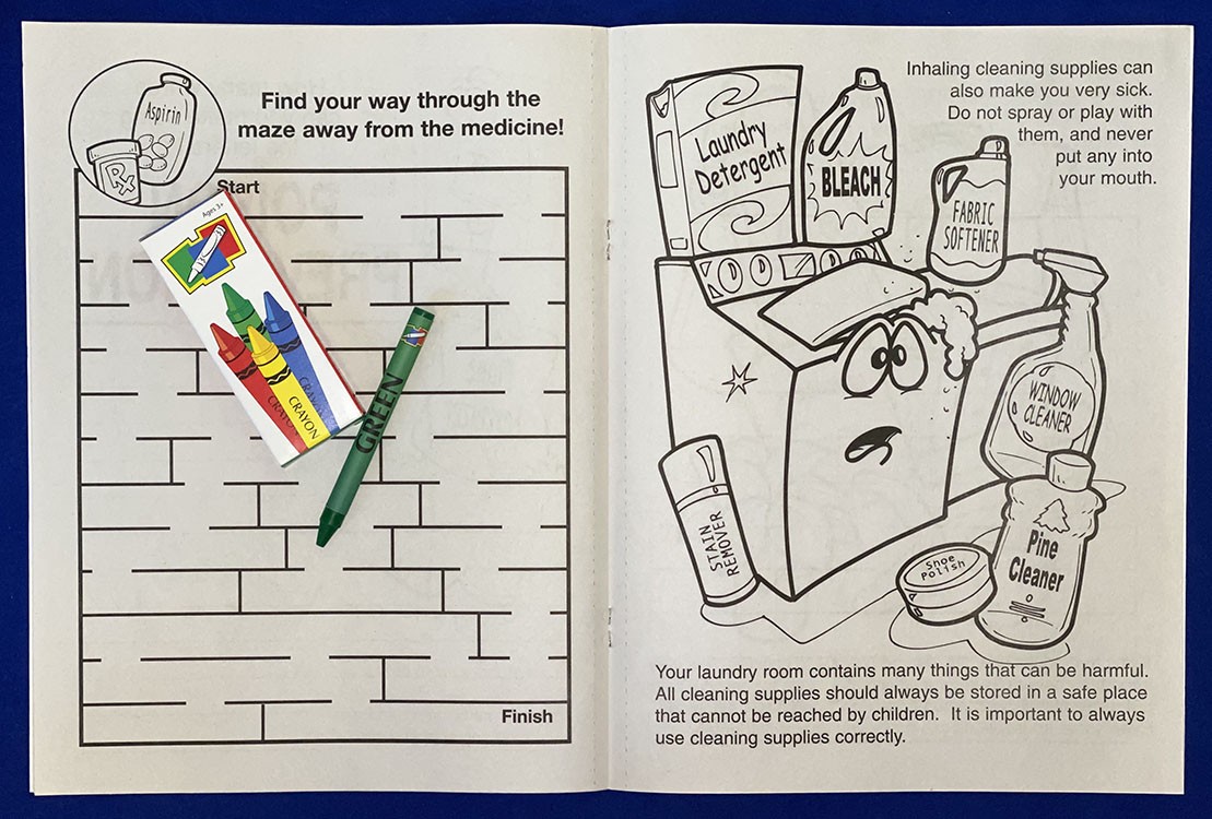 Picture of Poison Prevention Coloring Book Fun Pack