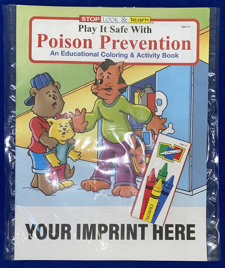 Picture of Poison Prevention Coloring Book Fun Pack