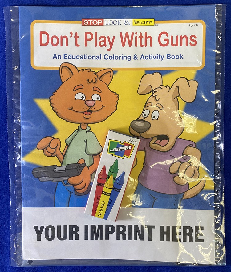 Picture of Don't Play With Guns Coloring Book Fun Pack