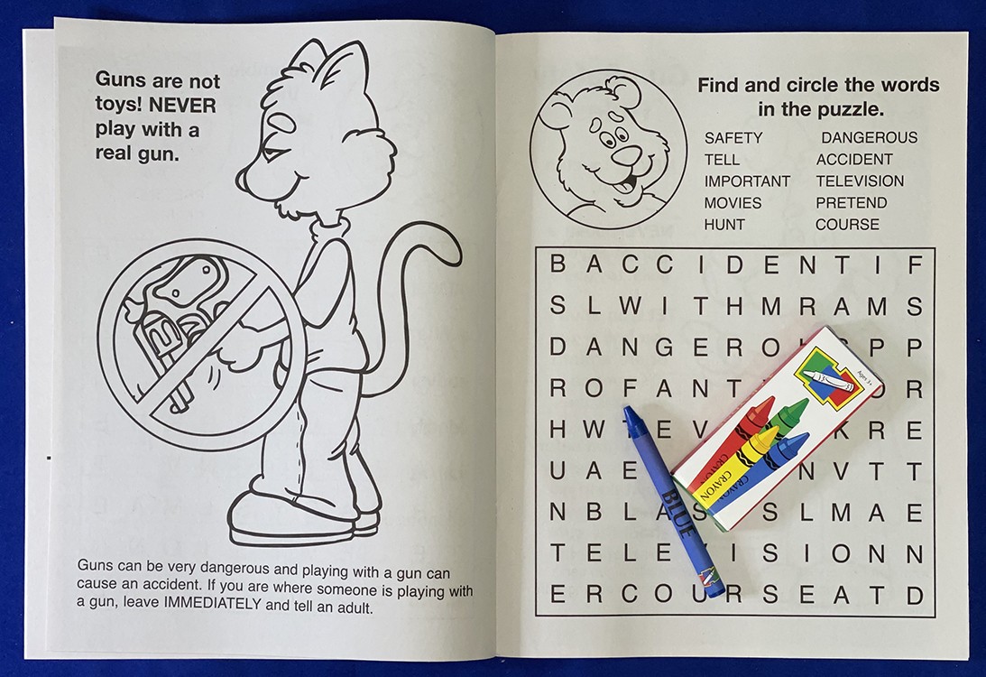 Picture of Don't Play With Guns Coloring Book Fun Pack