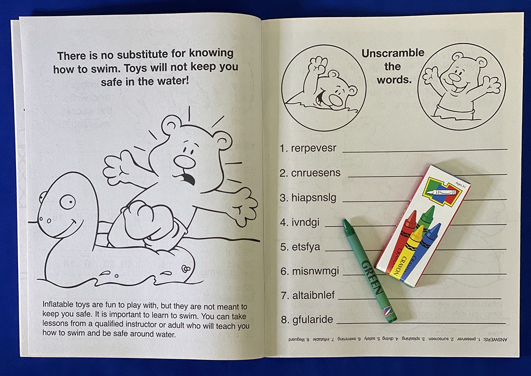 Picture of Pool Safety Coloring Book Fun Pack