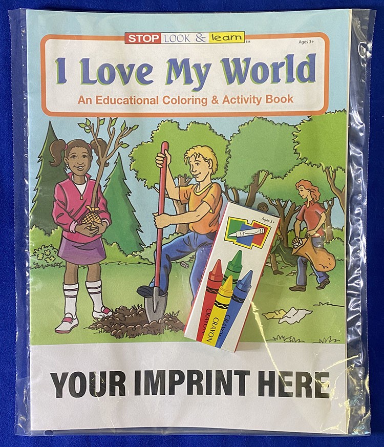 Picture of I Love My World Coloring Book Fun Pack Set