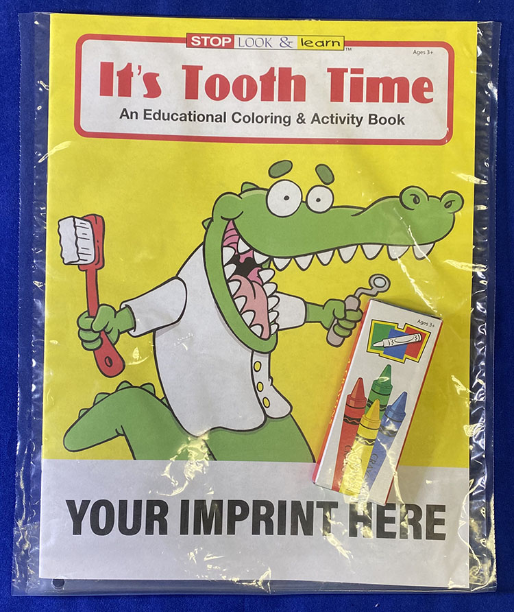 Picture of It's Tooth Time Coloring Book Fun Pack