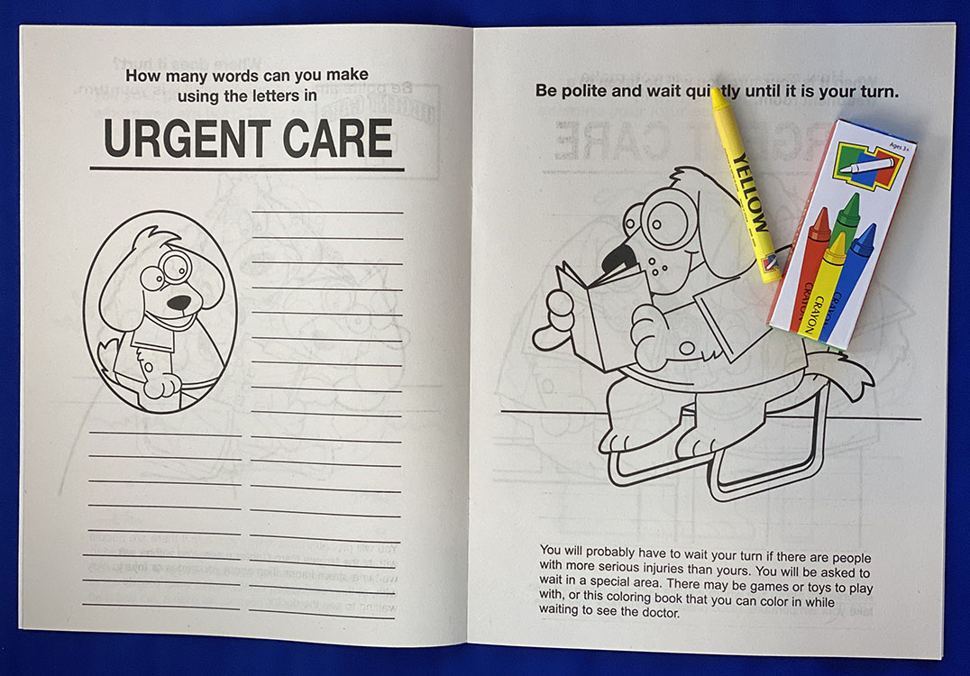 Picture of A Trip to the Urgent Care Center Coloring Book Fun Pack