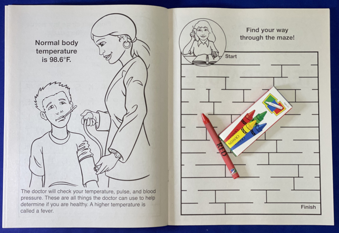 Picture of A Trip to the Doctor's Office Coloring Book Fun Pack