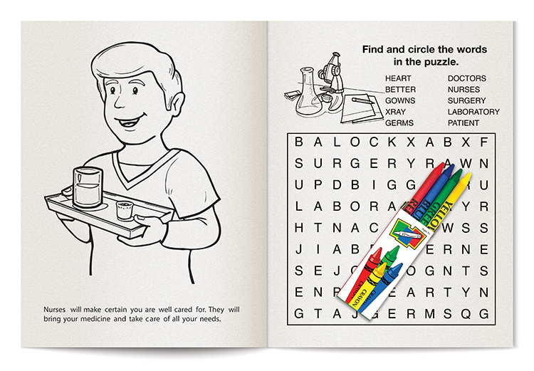 Picture of A Trip to the Hospital Coloring Book Fun Pack