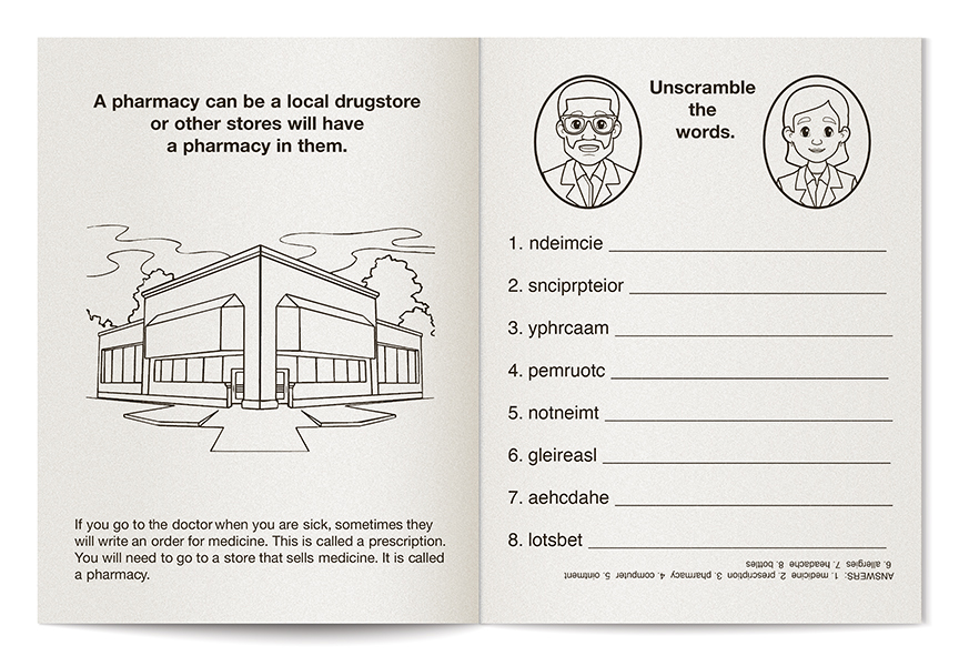 Picture of A Visit to the Pharmacy Coloring Book