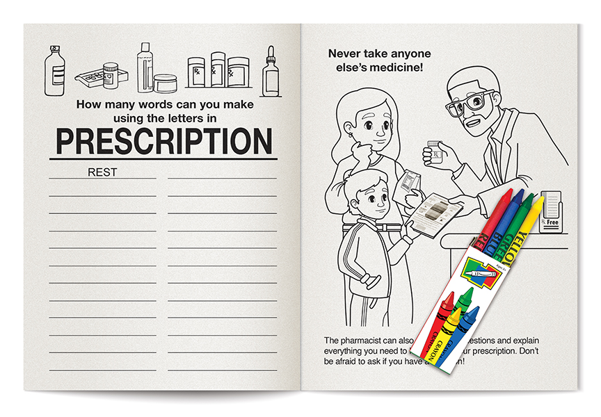 Picture of A Visit to the Pharmacy Coloring Book Fun Pack