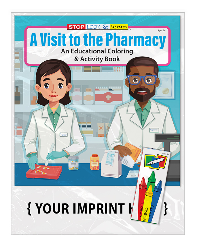 Picture of A Visit to the Pharmacy Coloring Book Fun Pack