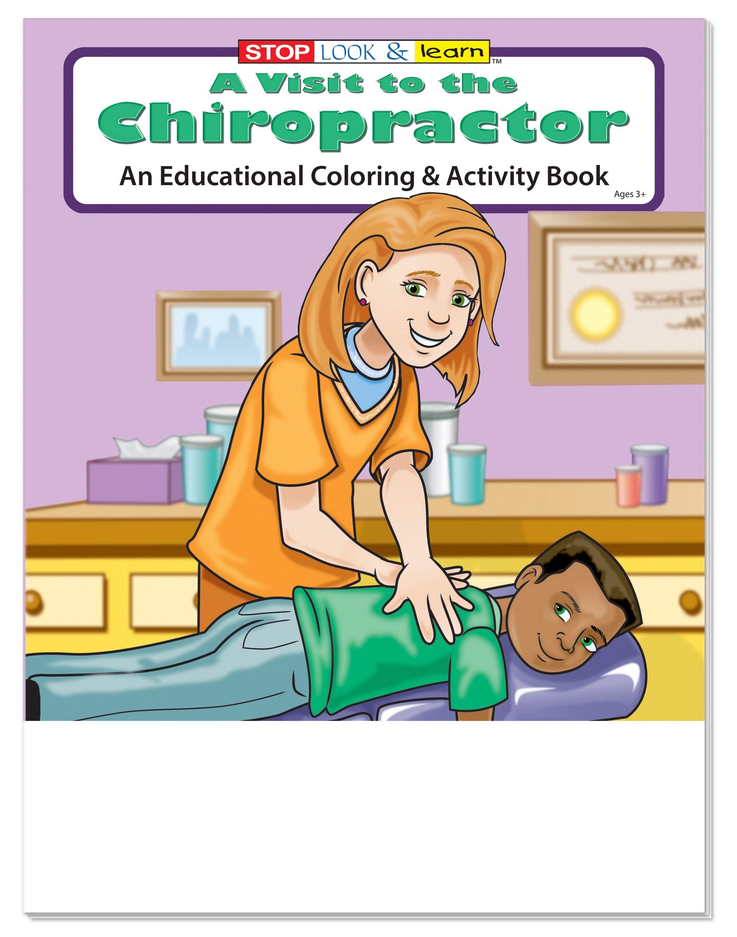 Picture of A Visit to the Chiropractor Coloring Book Fun Pack