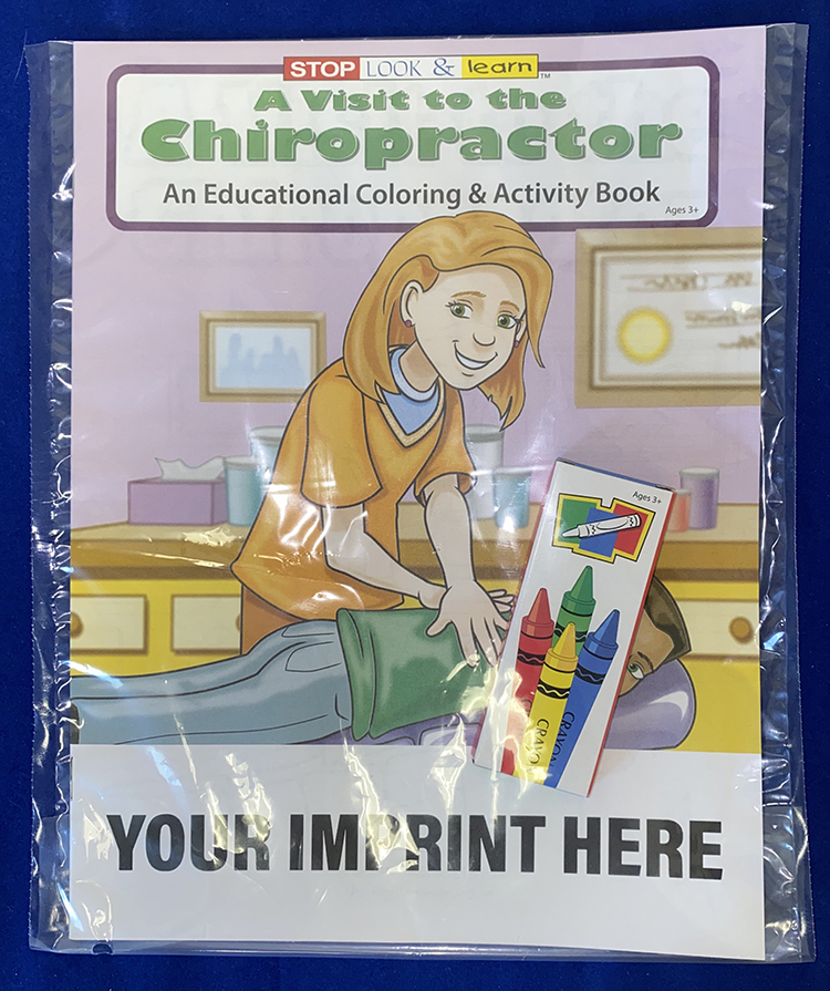 Picture of A Visit to the Chiropractor Coloring Book Fun Pack
