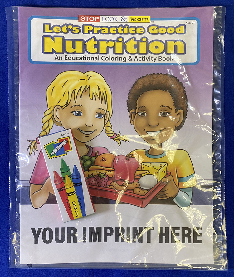 Picture of Let's Practice Good Nutrition Coloring Book Fun Pack