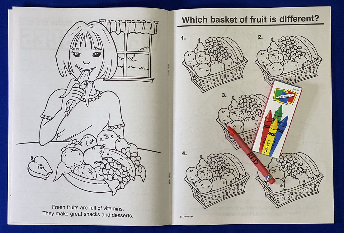 Picture of Let's Practice Good Nutrition Coloring Book Fun Pack