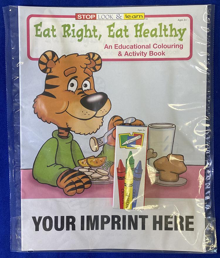 Picture of Eat Right, Eat Healthy Coloring Book Fun Pack