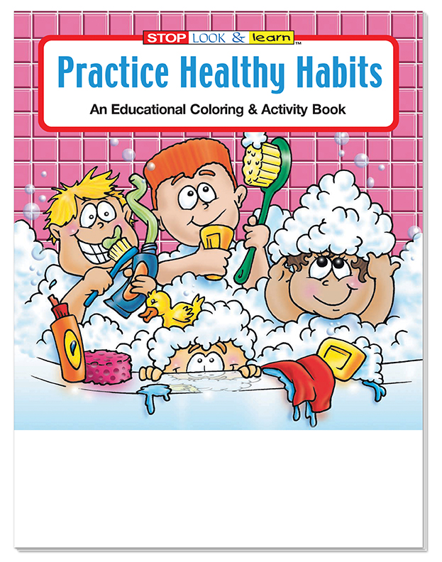 Picture of Practice Healthy Habits Coloring Book