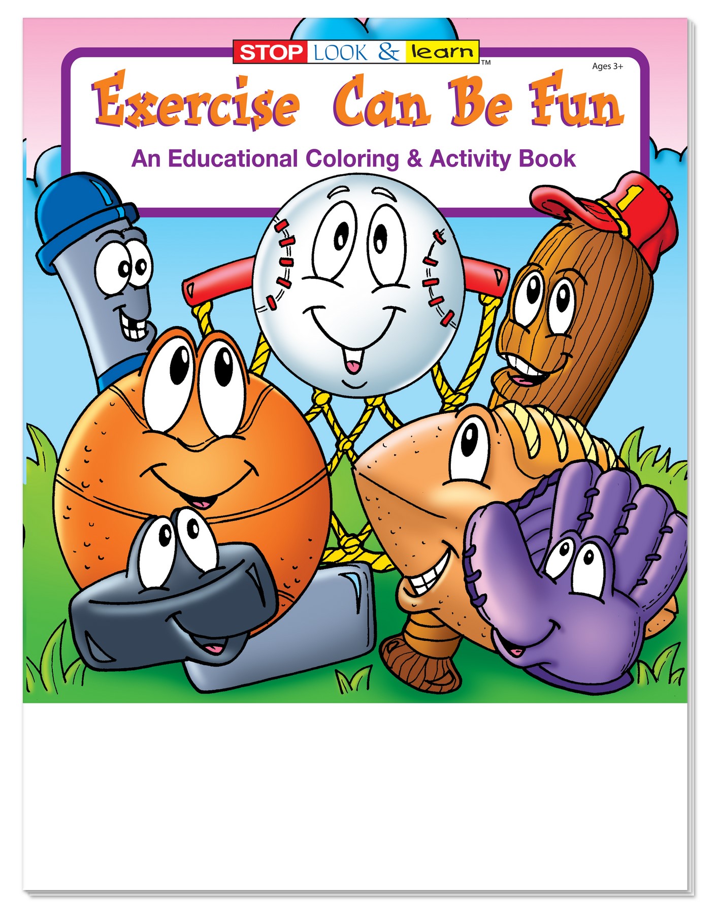 Picture of Exercise Can Be Fun Coloring Book Fun Pack