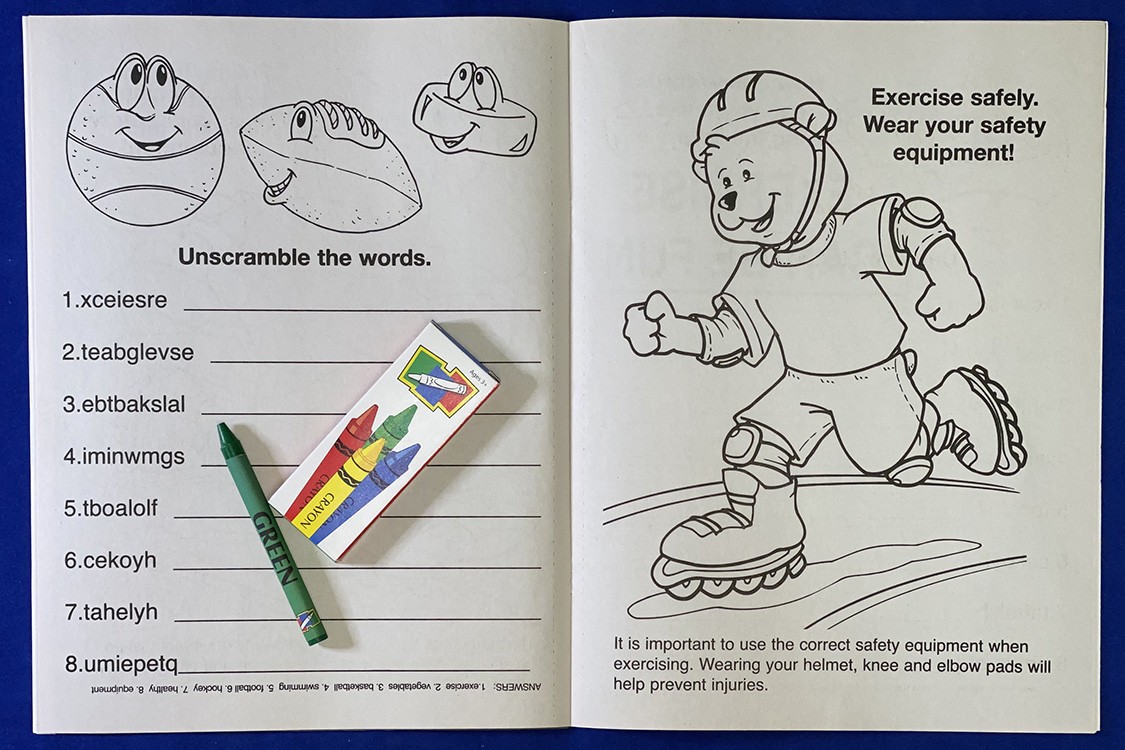 Picture of Exercise Can Be Fun Coloring Book Fun Pack