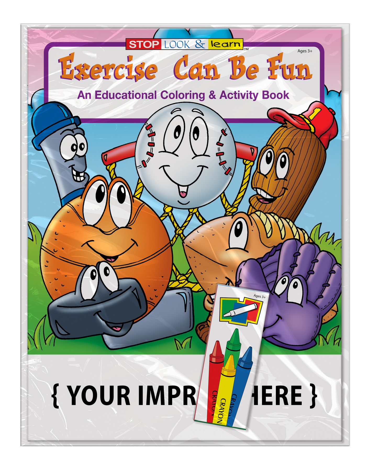 Picture of Exercise Can Be Fun Coloring Book Fun Pack