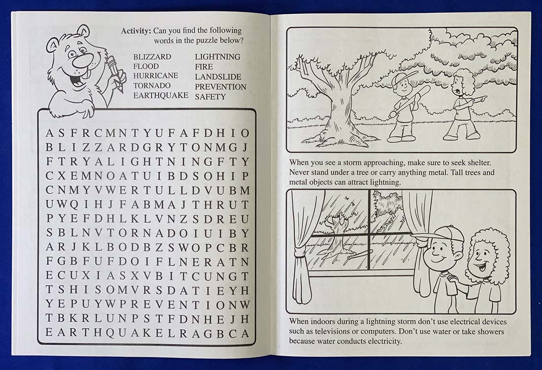 Picture of Learning Natural Disaster Safety Coloring Book