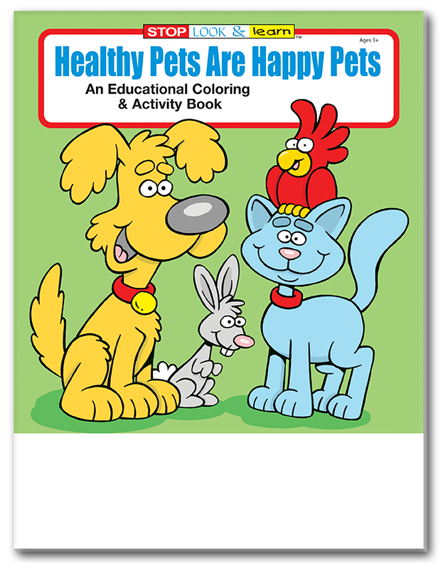 Picture of Healthy Pets Are Happy Pets Coloring Book