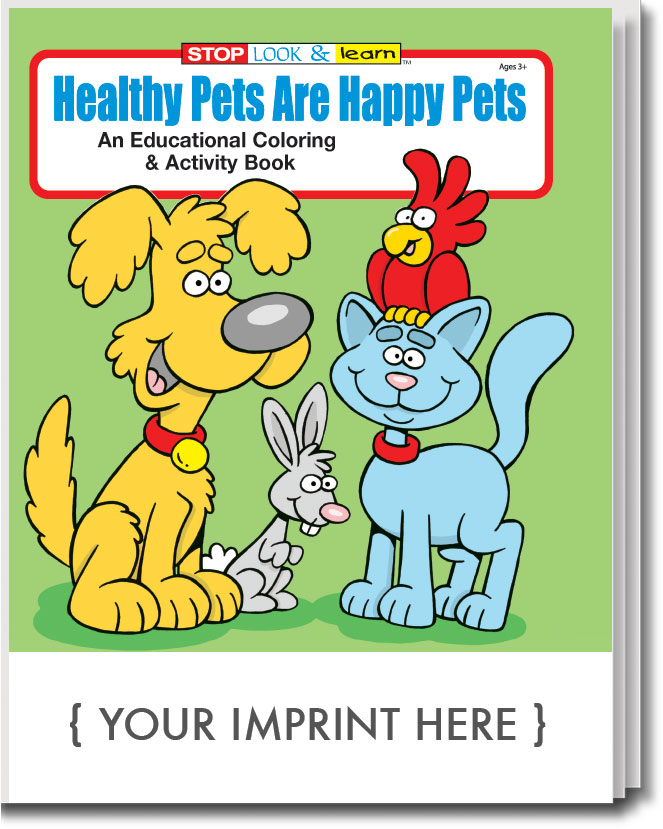 Picture of Healthy Pets Are Happy Pets Coloring Book