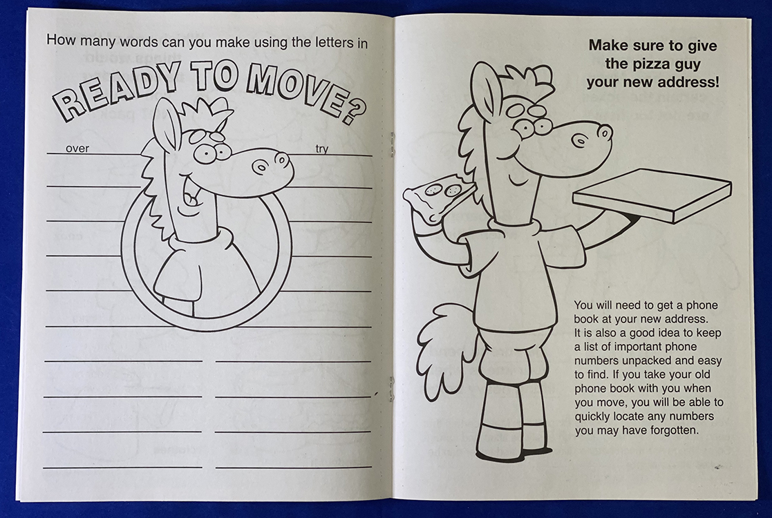 Picture of When I Move Coloring Book