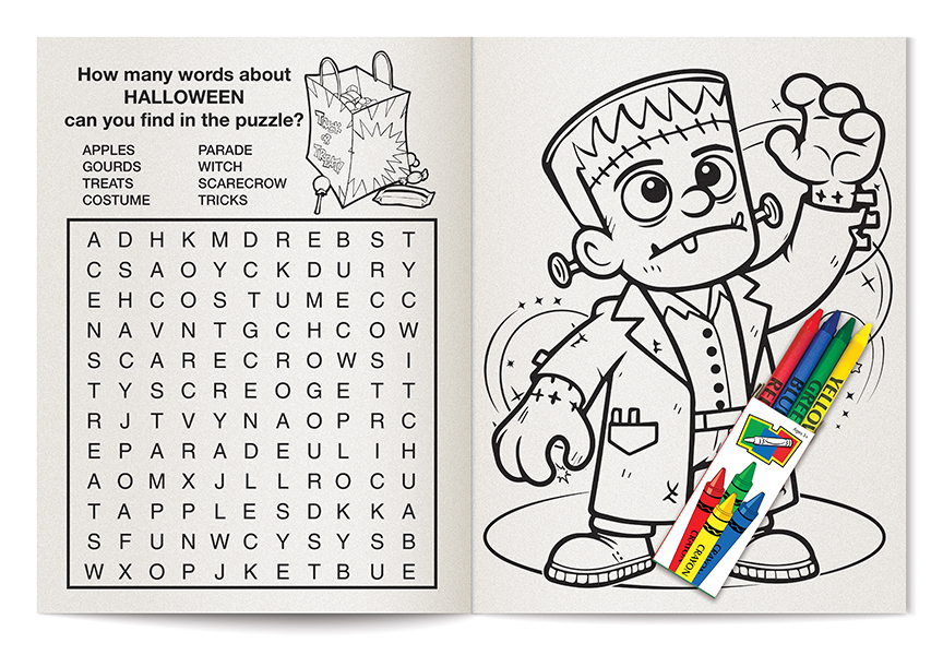 Picture of Frightening Fun Coloring Book Fun Pack
