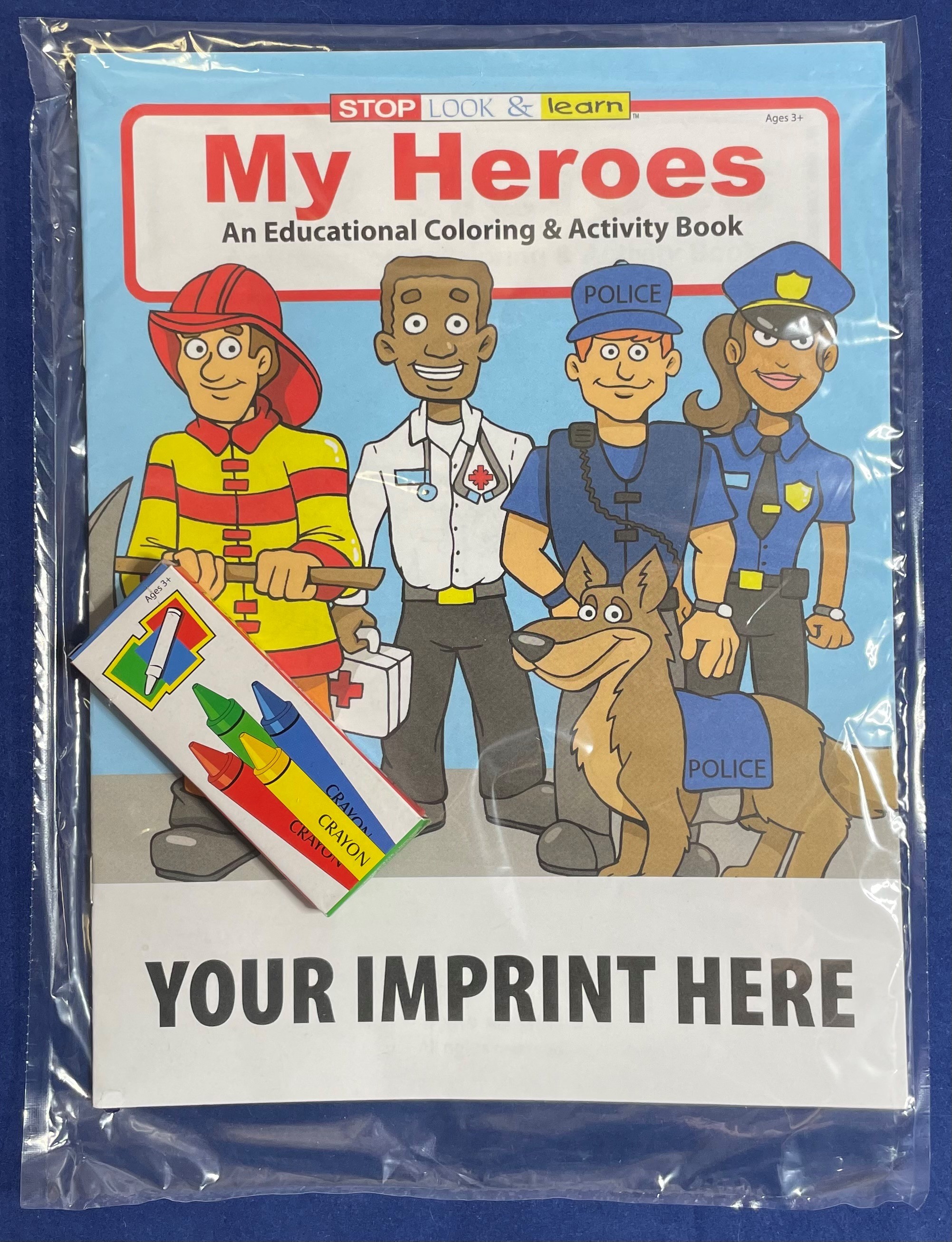 Picture of My Heroes Coloring Book Fun Pack Set