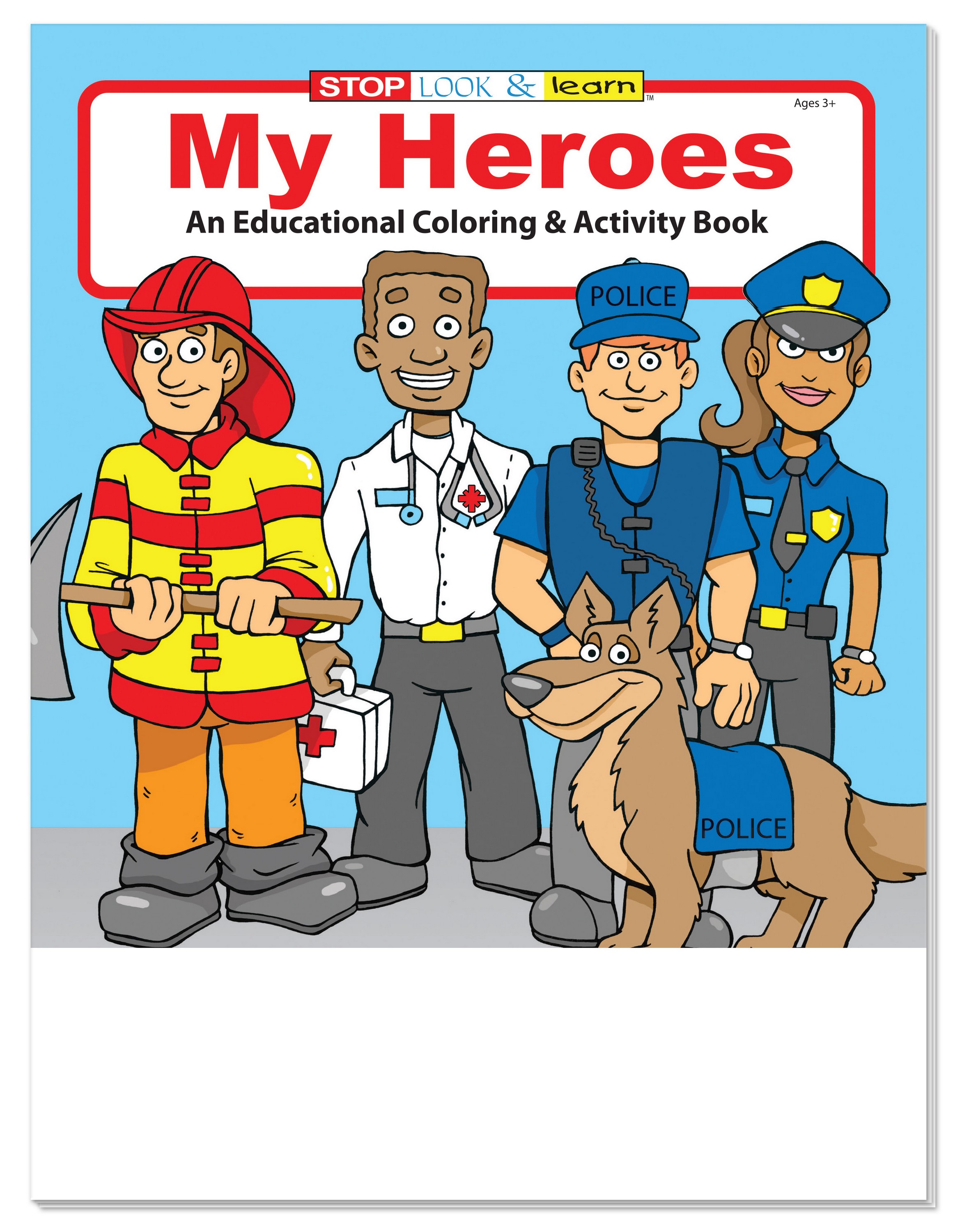 Picture of My Heroes Coloring Book Fun Pack Set