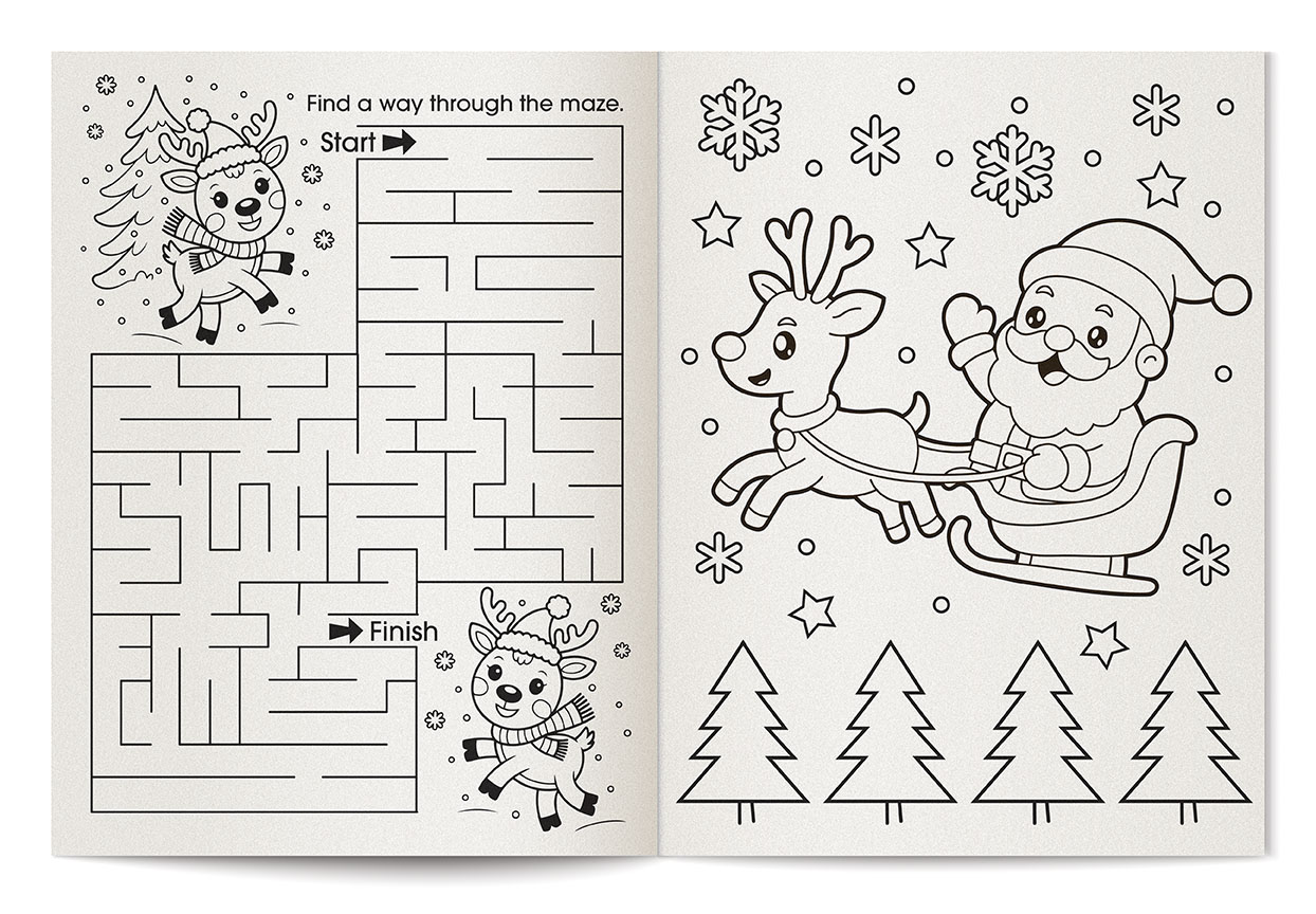 Picture of Merry Christmas Coloring & Activity Book