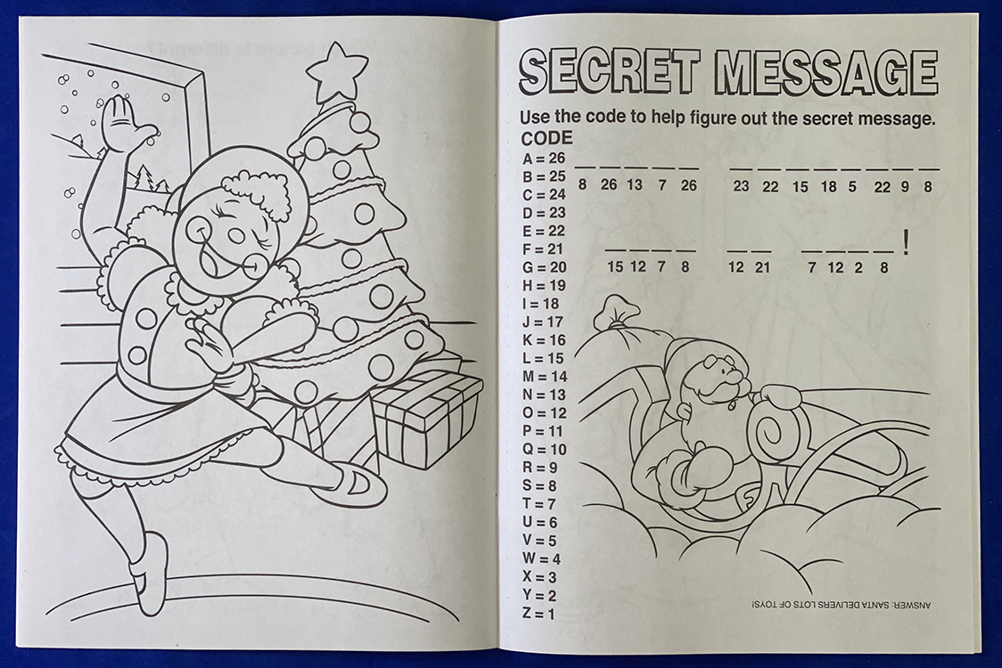 Picture of Christmas Coloring Book