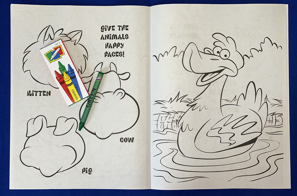 Picture of Animals on the Farm Coloring Book Fun Pack