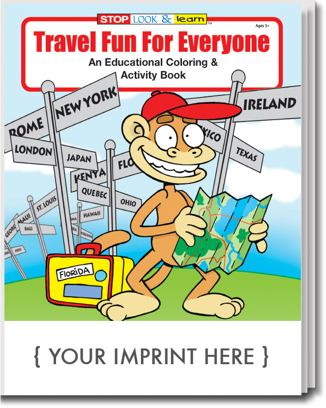 Picture of Travel Fun for Everyone Coloring & Activity Book