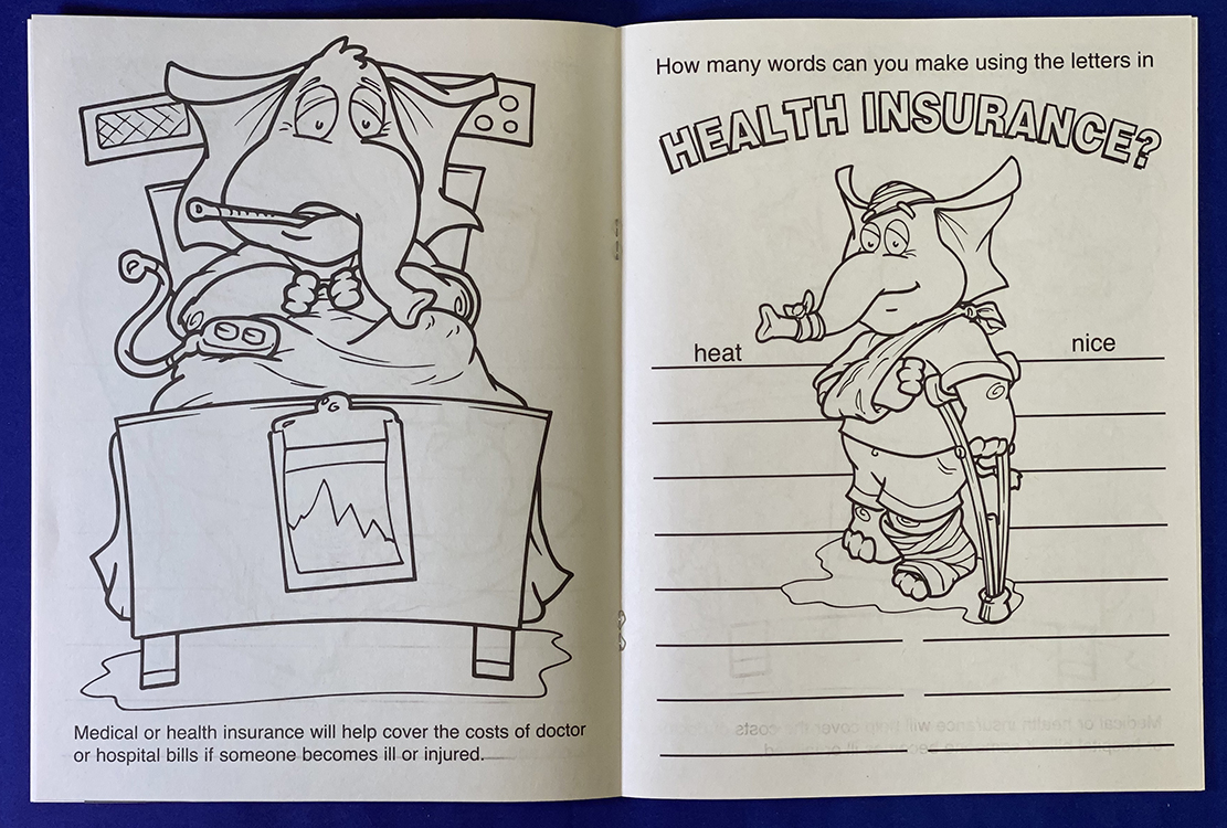 Picture of We All Need Insurance Coloring Book