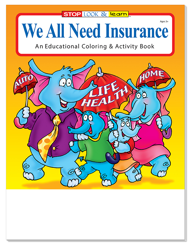 Picture of We All Need Insurance Coloring Book