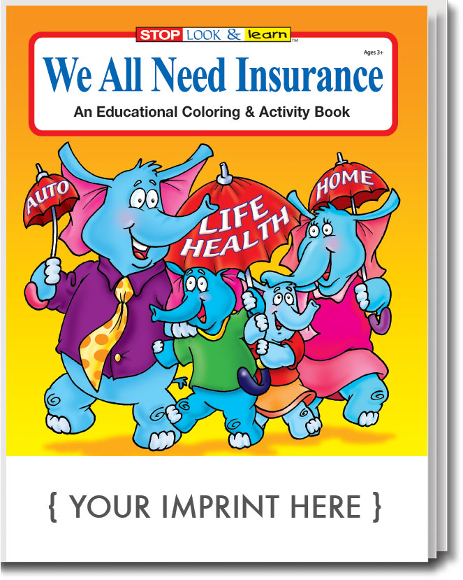 Picture of We All Need Insurance Coloring Book