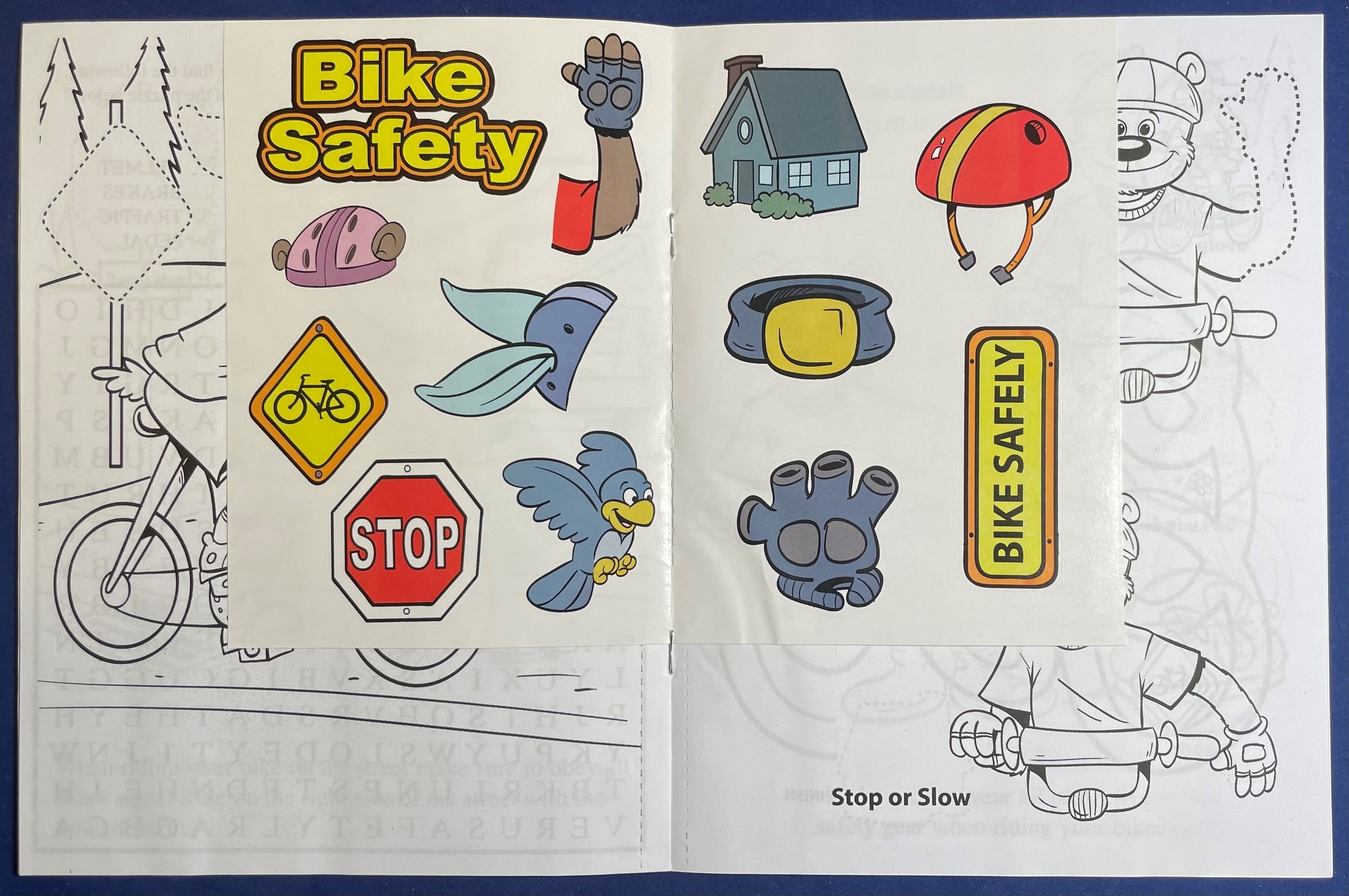 Picture of Bike Safety Sticker Book