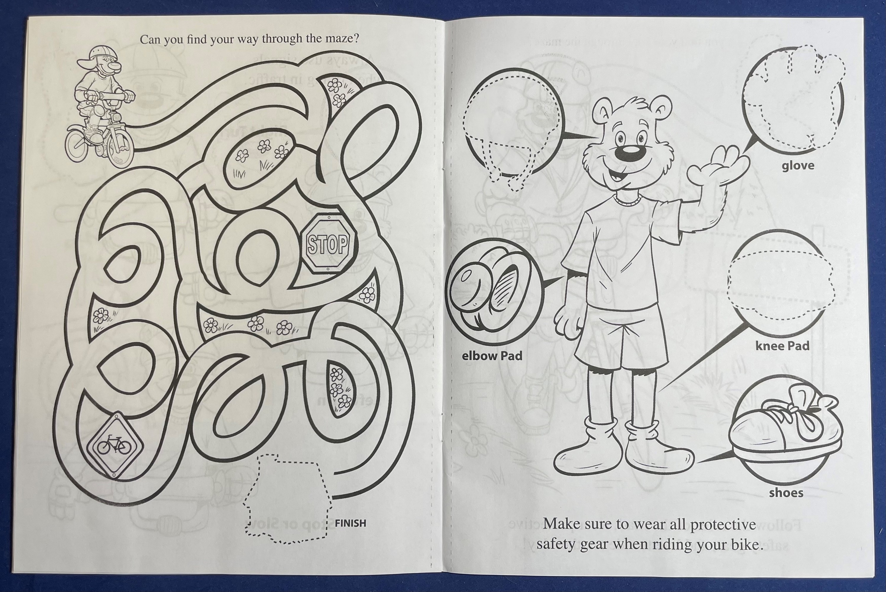 Picture of Bike Safety Sticker Book