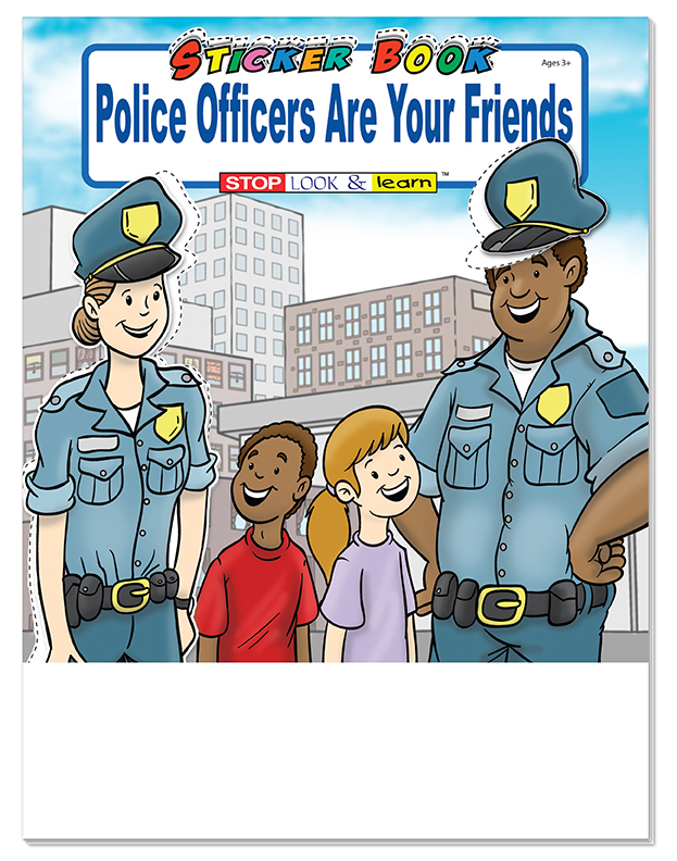 Picture of Police Officers Are Your Friends Sticker Book Fun Pack