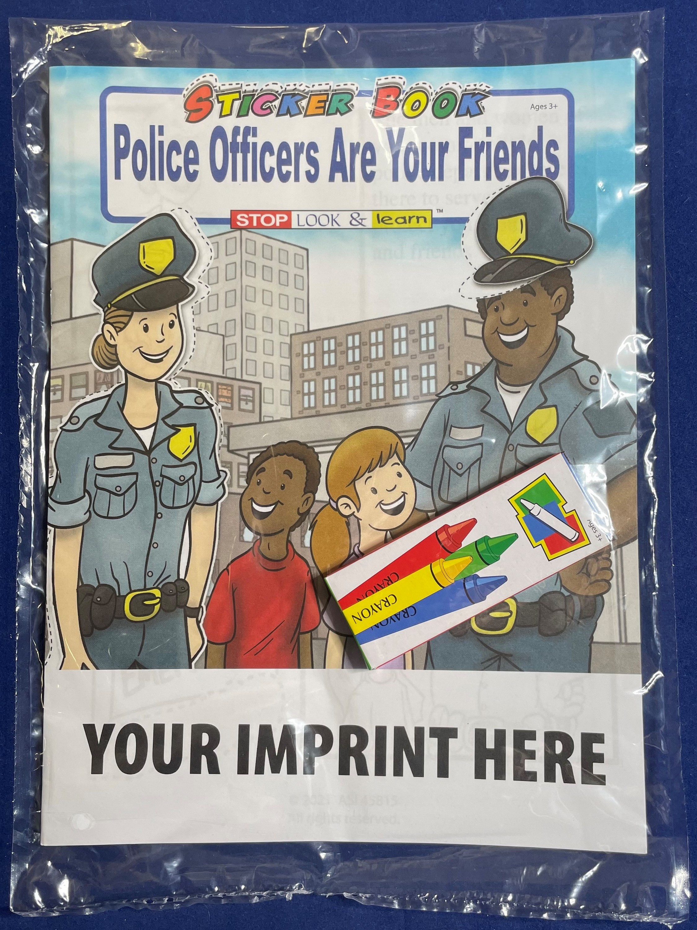 Picture of Police Officers Are Your Friends Sticker Book Fun Pack
