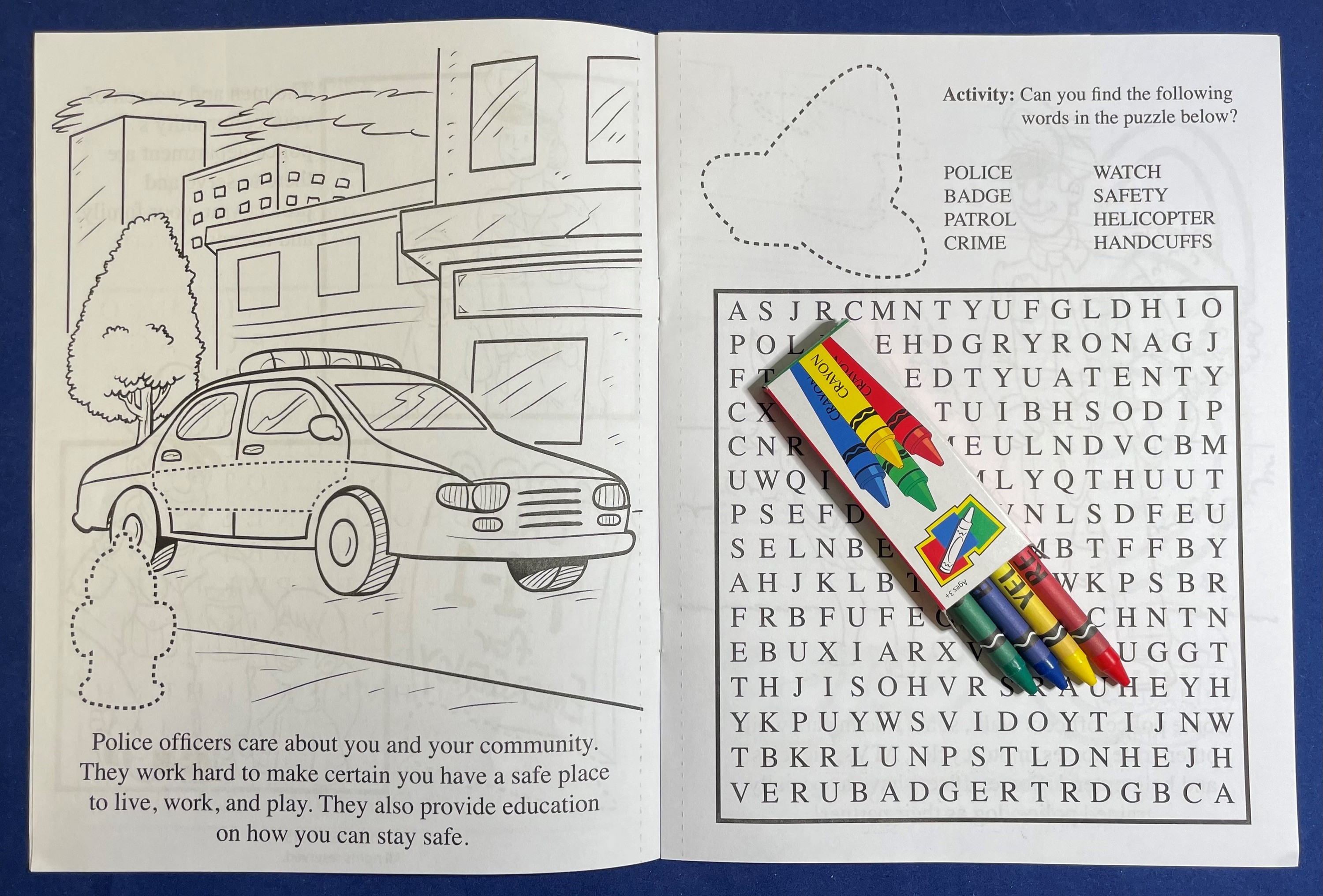 Picture of Police Officers Are Your Friends Sticker Book Fun Pack