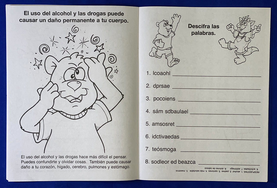 Picture of Stay Drug Free - Dile No A Las Drogas Spanish Coloring Book