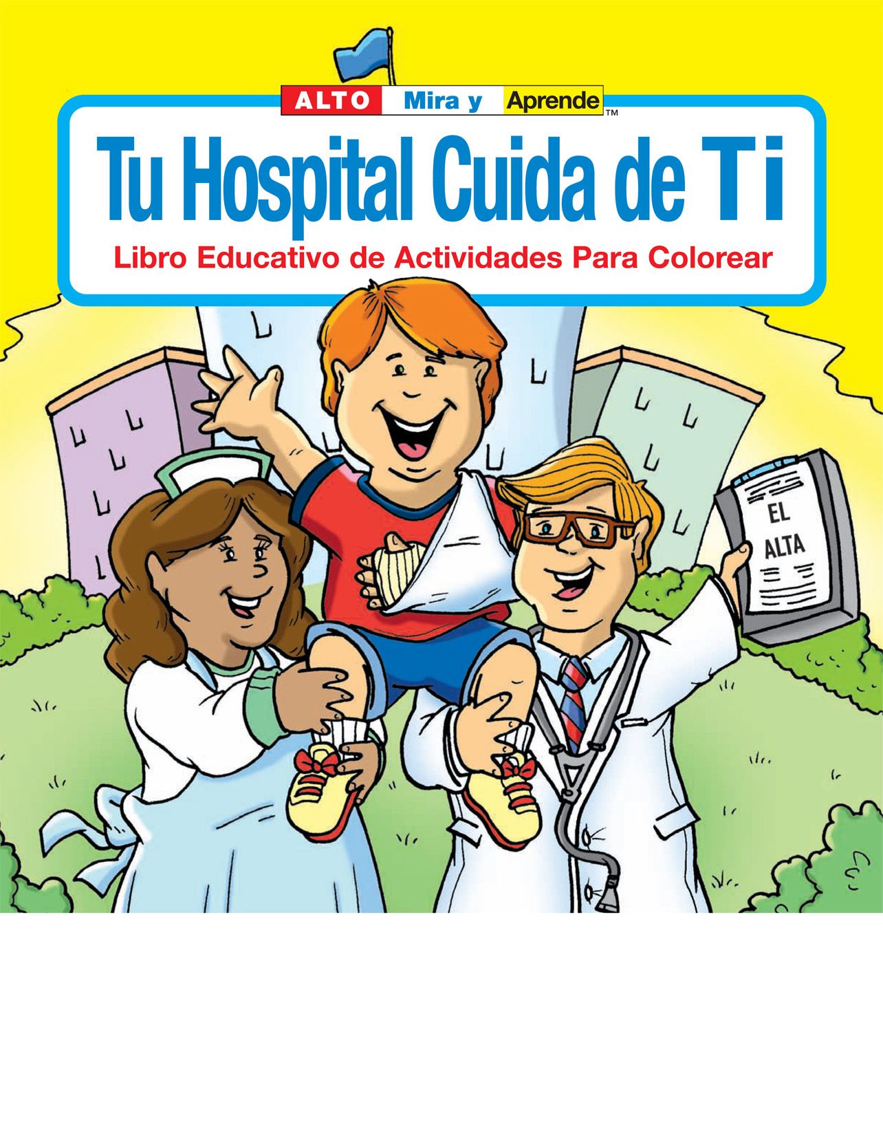 Picture of Your Hospital Cares About You - Tu Hospital Cuida de Ti Spanish Coloring Book