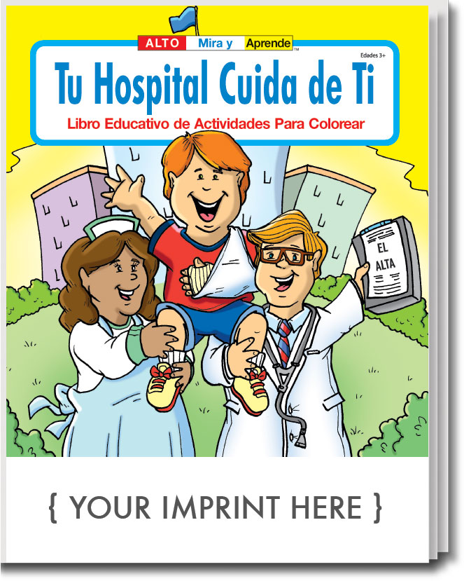 Picture of Your Hospital Cares About You - Tu Hospital Cuida de Ti Spanish Coloring Book