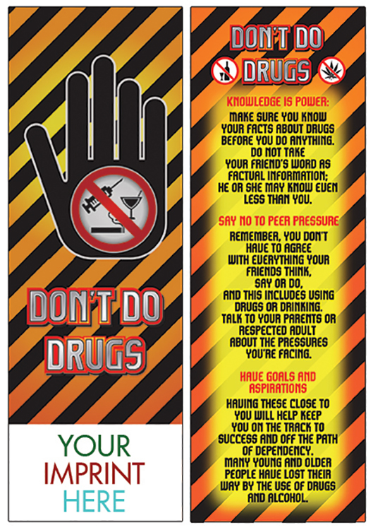 Picture of Don't Do Drugs Bookmark