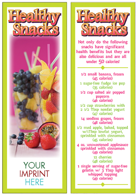 Picture of Healthy Snacks Bookmark
