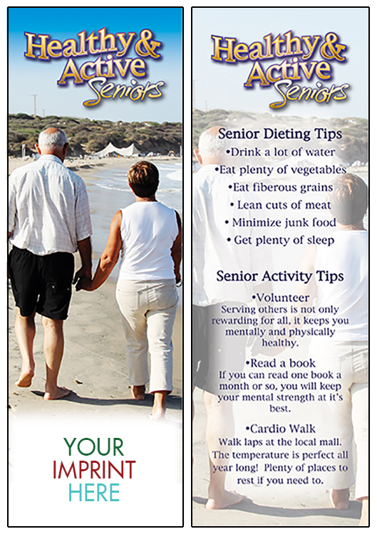 Picture of Healthy & Active Seniors Bookmark