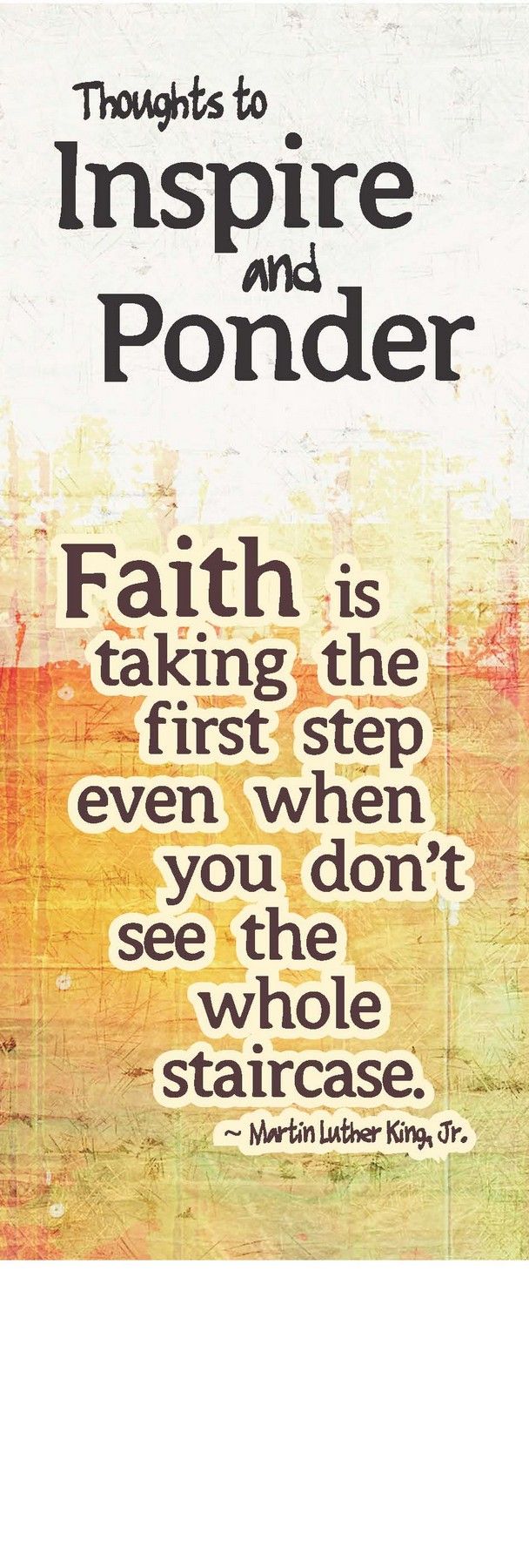 Picture of Thoughts to Inspire and Ponder Bookmark